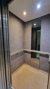 renovation-ascenseur-porte-cage-Suresnes-92- référrence U20 - effet pierre Stone urban (21)